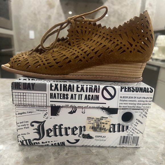 Jeffrey Campbell Espejo Lace Up Wedges - Picture 5 of 10